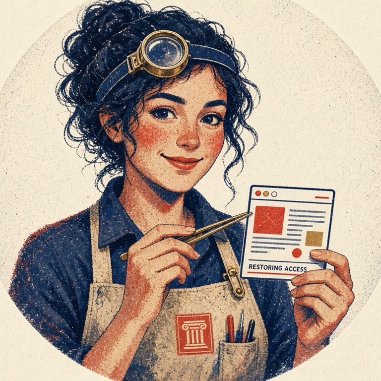 Portrait of Tessa, Tessa Restoration Lab division